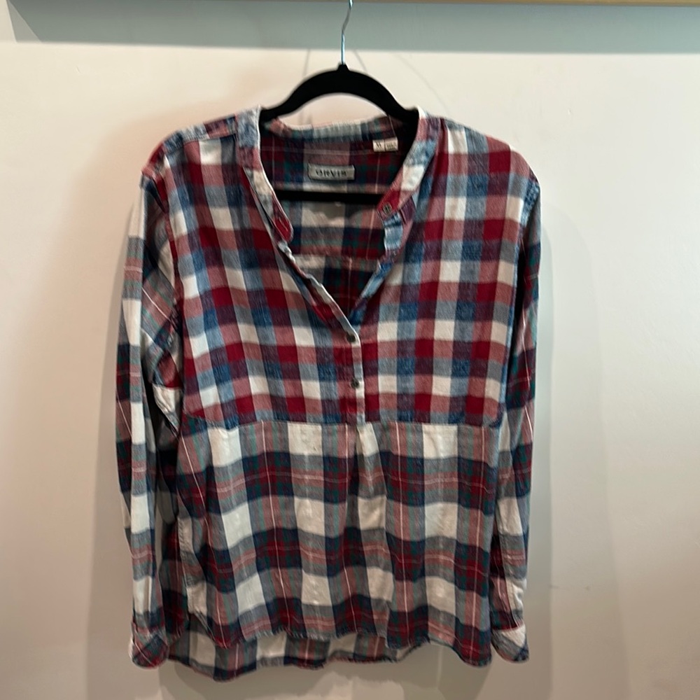 Orvis Multicolor Plaid Shirt